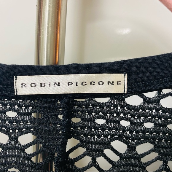 NWOT Robin Piccone Swim Mesh Black Coverup Small - Picture 3 of 6